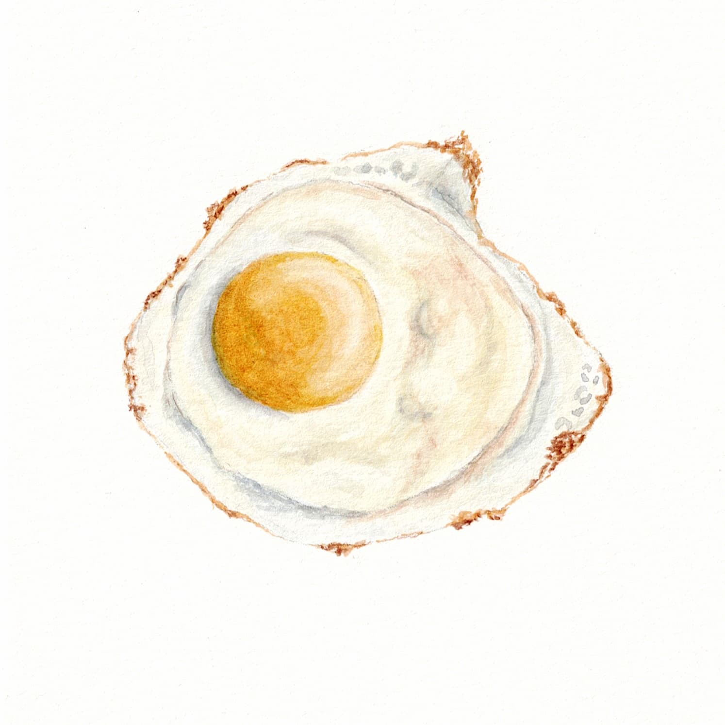 Egg — watercolor study